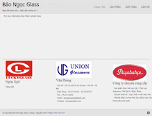 Tablet Screenshot of baongocglass.com